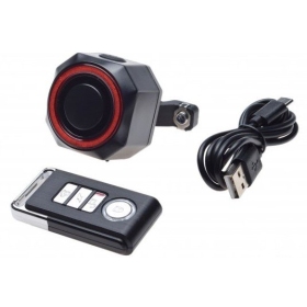 Bicycle taillight with alarm