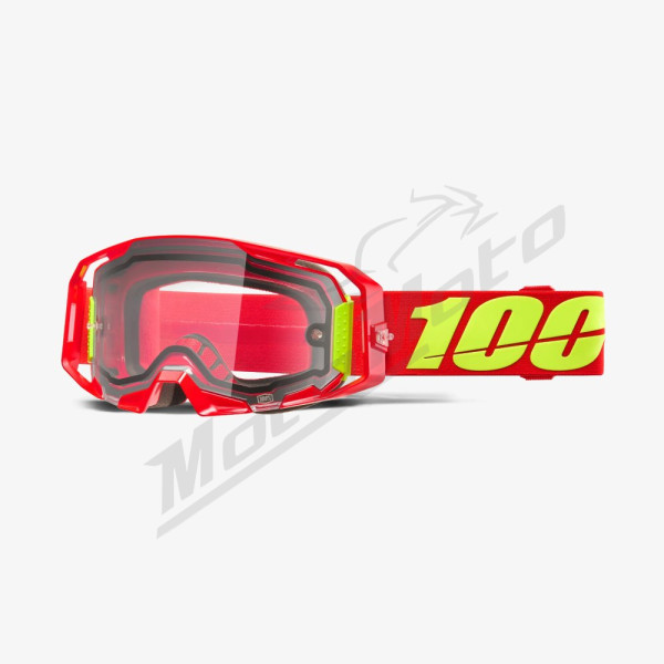 100% Armatic Enduro Moto dual glass googles (clear lens)