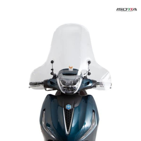 Issota Priekinis Stiklas Piaggio Beverly / Beverly S 300-400cc Skaidrus 650x555mm