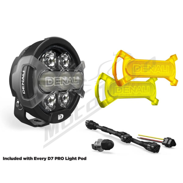 DENALI D7 PRO MULTI-BEAM LED AUXILIARY DRIVING LIGHT POD WITH X-LENS SYSTEM