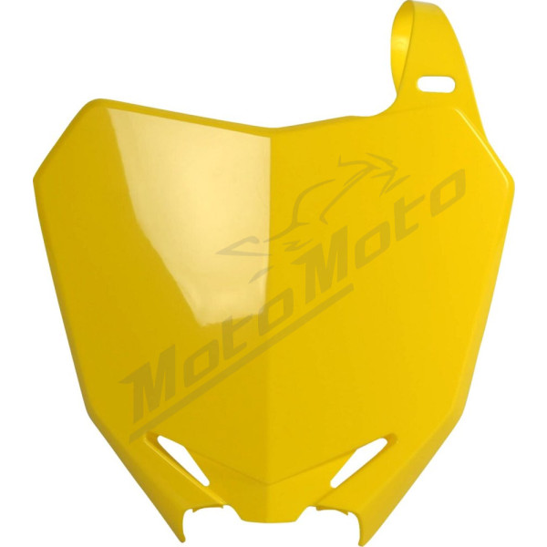 POLISPORT Priekinis numerio plastikas geltonas Suzuki RM-Z 250-450 08-18