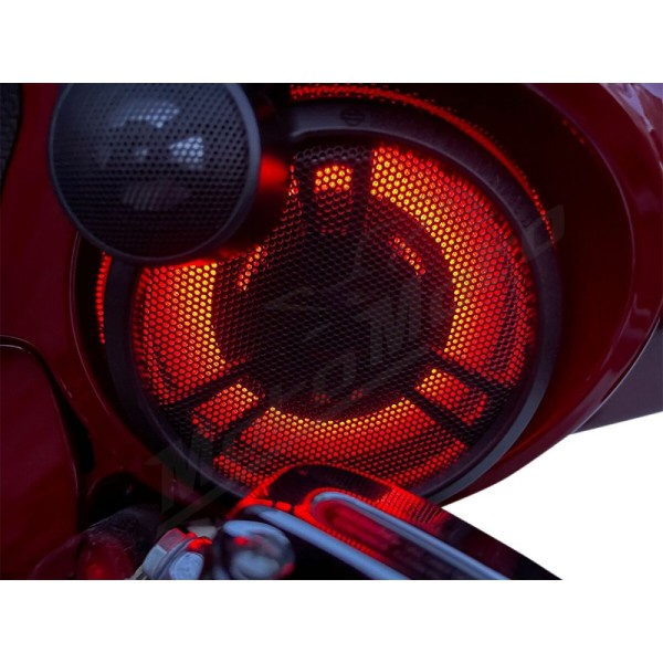 CUSTOM DYNAMICS ProGLOW™ LED Speaker Lights for Boom!™ Harley Davidson FLHT / FLHTCU 1690-1977cc 14-24