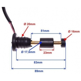 Oil level switch assy KINGWAY YAROX/ LONGJIA EXACTLY/ RMMOTOR RX5/ ZIPP TRIAD/ ZUMICO IGNIS 50cc