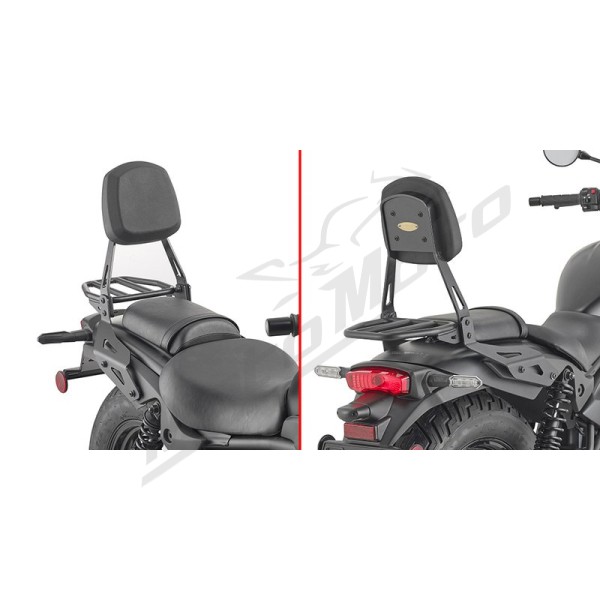Givi Backrest with detachable luggage carrier Kawasaki Eliminator 500 2024
