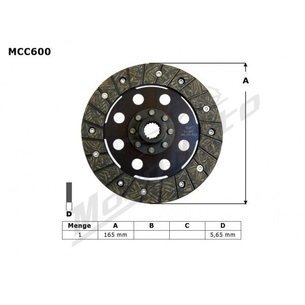 TRW Sankabos Diskas (ebs6601) BMW R45 / R65 / R80 / R100 80-96