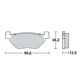 STABDŽIŲ TRINKELĖS POLINI FT4058 / MCB722 Sintered