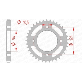 AFAM Steel Standard Rear Sprocket 530 34-37 teeth HONDA CB 550 1977