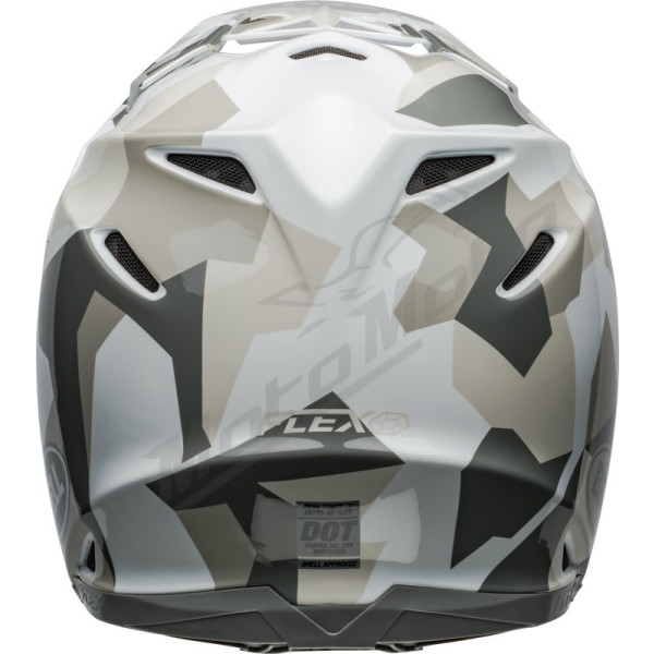 BELL Moto-9S Flex Helmet - Rover Gloss White Camo