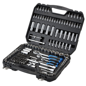 DRAPER HI-TORQ® Metric Socket and Bit Set 1/4" 3/8" and 1/2" Sq. Dr. . (188 Piece)