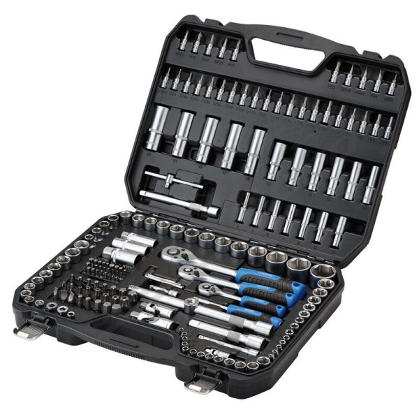 DRAPER HI-TORQ® Metric Socket and Bit Set 1/4" 3/8" and 1/2" Sq. Dr. . (188 Piece)
