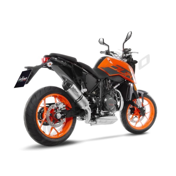 LEOVINCE LV One Evo Stainless Steel Slip-On Muffler KTM DUKE 690 16-19