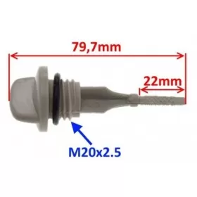 Oil dipstick/ cap CHINESE SCOOTERS ZS154FMI-2/ LF86 M20x2,5