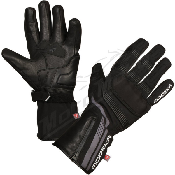 Modeka leather winter gloves long makari