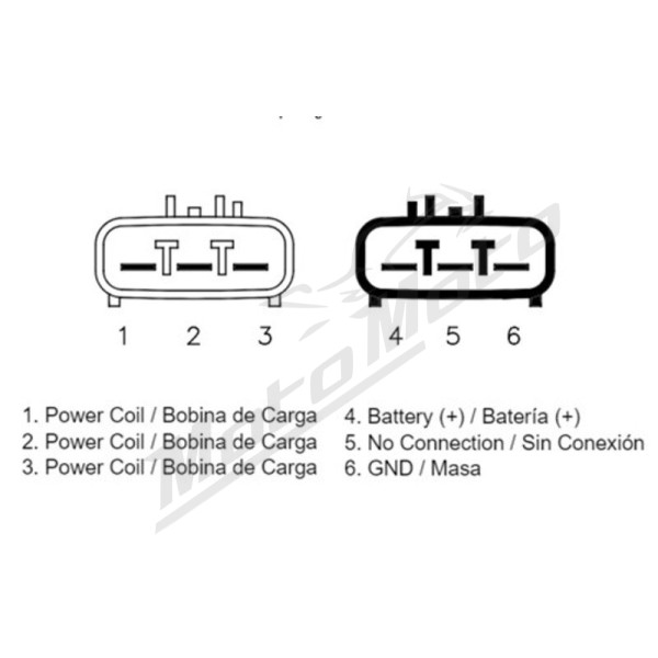 TECNIUM by DZE Regulator Honda / Suzuki / Benelli / BMW / Ducati / Yamaha / Kawasaki 500/2300 02-25 