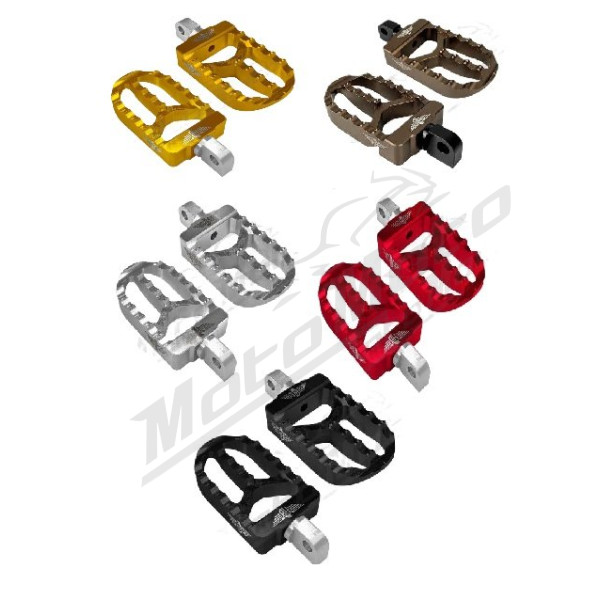 HEINZ BIKES MX V2 Front/Rear Foot Pegs Harley Davidson FLD / FLS / FXD / FXDF / XL / XLH / FXSTD / FXDL 883/1800 90-22