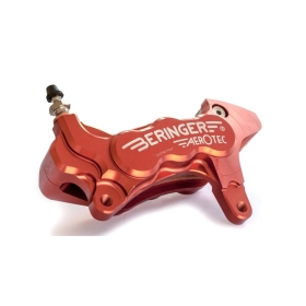 BERINGER Aerotec® Left Axial Brake Caliper 6 Pistons Ø27mm Red TM RACING