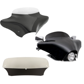 MEMPHIS SHADES HD Batwing Fairing Windshield 12,5cm Harley Davidson / Honda / Indian / Kawasaki / Suzuki / Victory / Yamaha 50-1900 80-25