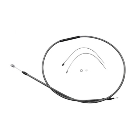 MAGNUM SHIELDING Polished Karbon Fiber Clutch Cable Harley Davidson FLHR / FLHRCI / FLHRI / FLHX / FLTC / XL / XLH 883/1550 86-06 169.5cm