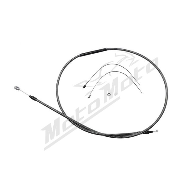 MAGNUM SHIELDING Polished Karbon Fiber Clutch Cable Harley Davidson FLHR / FLHRCI / FLHRI / FLHX / FLTC / XL / XLH 883/1550 86-06 169.5cm