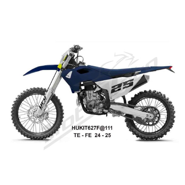 Polisport Plastic Kit BLUE / WHITE Husqvarna TE 150-300cc 24-26