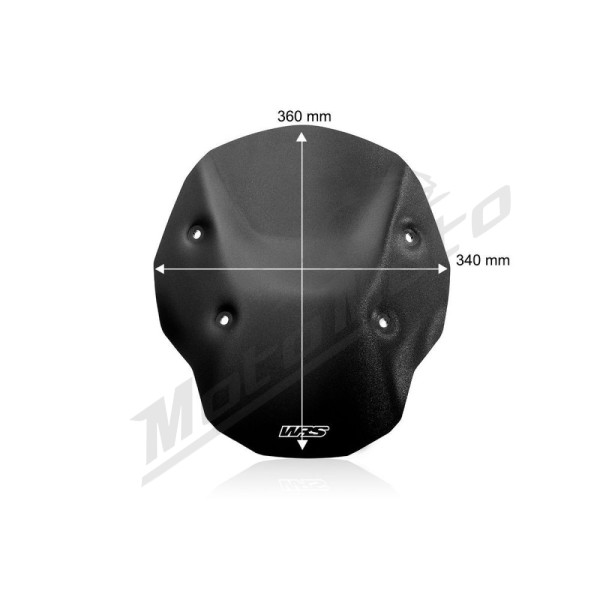 WRS ENDURO Windscreen Dark Black BMW R1300GS ABS 23-25