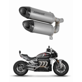 TRIUMPH ROCKET 3 GT 2019 - 2024 Duslintuvo bakelis Titano HP8 + dB killer