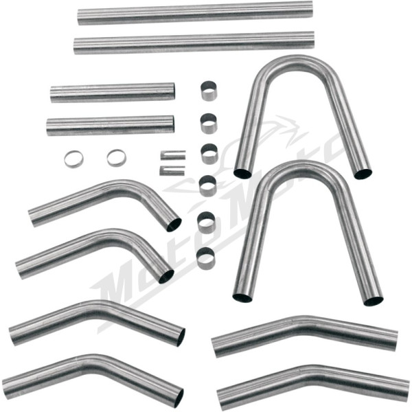 PAUGHCO 1-3/4" Build Your Own Pipe Kit Harley Davidson FLD / FLH / FLHR 1340-1800cc 84-17