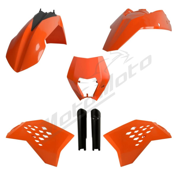 Polisport set of plastics (full kit) KTM EXC / EXC-F 125-530 08-11