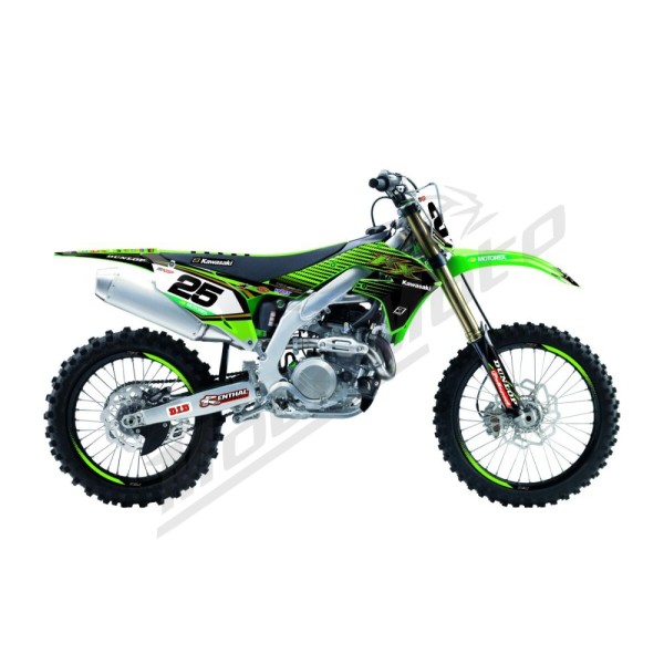 BLACKBIRD RACING Replica Team Graphic Kits With Seat Covers Kawasaki KX 250cc 03-08