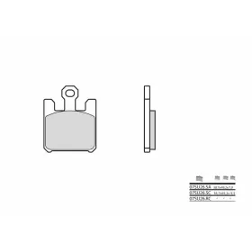 BREMBO Street Sintered Metal Brake pads KAWASAKI NINJA / VULCAN / SUZUKI GSX-R 600-1600cc 2003-2007