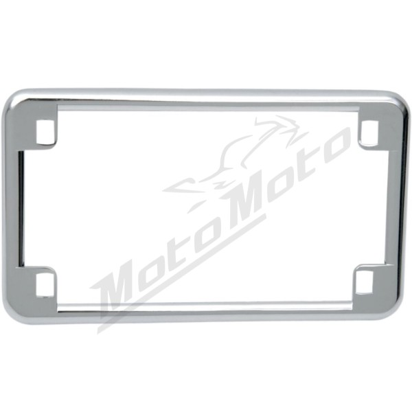 DRAG SPECIALTIES Chrome License Plate Frame 100x180mm