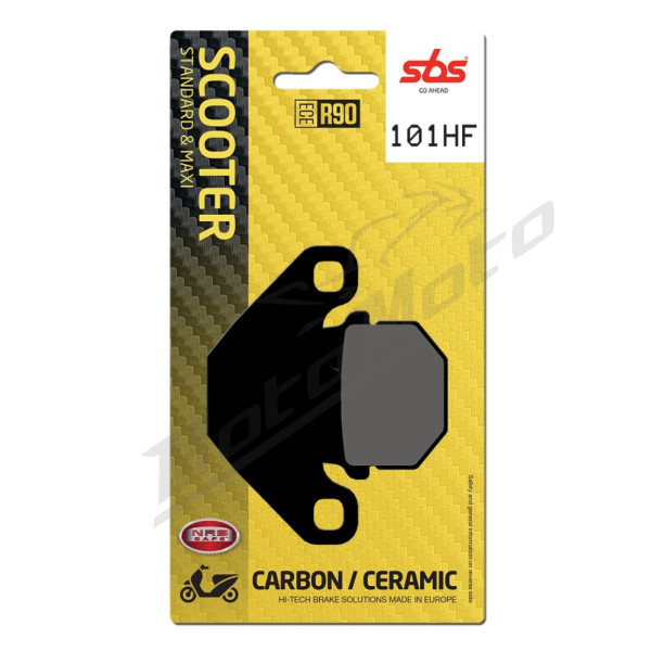 SBS HF Street Keraminės stabdžių trinkelės 101HF Aprilia / Italjet / Keeway / Piaggio / Suzuki / TGB 50-350 89-18