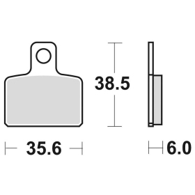 BRAKING Off-Road Sintered metalo stabdžių trinkelės - 832CM46