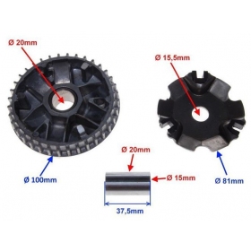 Variatoriaus kompl. kinietiško motorolerio Ø 15mm