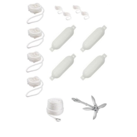 Qvarken Mooring kit Small 10mm White