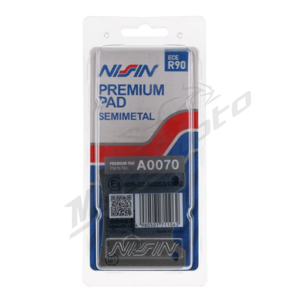 Nissin Brake Pads Yamaha Dragstar / FJ / FZ / FZR / FZX / RZ / RZV 125-1200cc 83-17