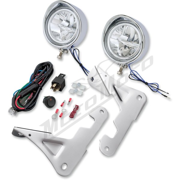 SHOW CHROME 3.5" LED Driving Light Kit HARLEY DAVIDSON FLHX 1340-1923 96-24