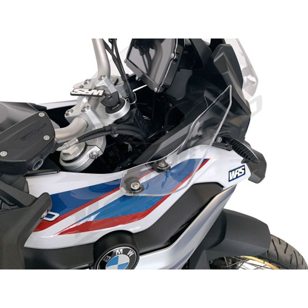 WRS BM060T Wind Deflectors Clear BMW F750GS / F850GS ABS 18-23
