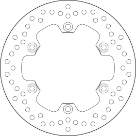 Brembo Serie Oro galinis stabdžių diskas Yamaha WR125X