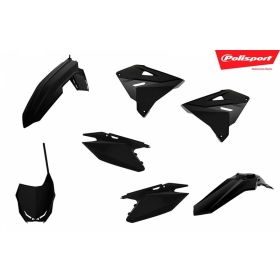 Polisport plastic kit Suzuki RM 125/250cc 01-08 Black