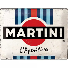 Tin Sign L'APERITIVO RACING 30x40cm