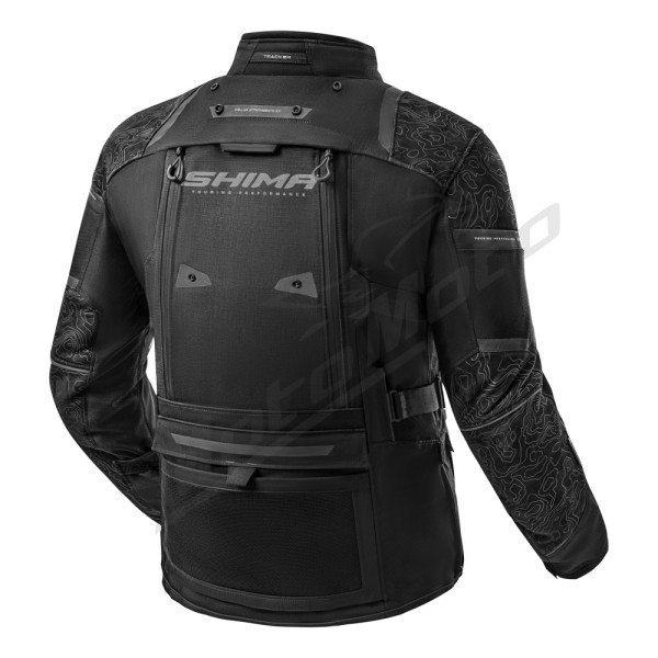 Shima TRACKER Men Textile Jacket Black