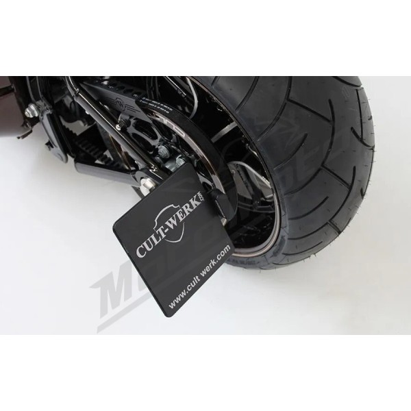 CULT WERK License Plate 210x170mm Harley Davidson 1690-1800cc 2013-2017