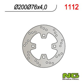 NG BRAKES Fixed Rear Brake Disc 200mm KTM SX / XC 450-525cc 08-12