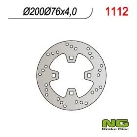 NG BRAKES Galinis fiksuotas stabdžių diskas 200mm KTM SX / XC 450-525cc 08-12
