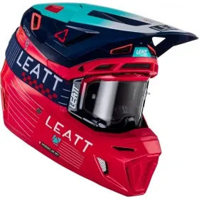 Leatt 8.5 Royal Motocross Helmet + Leatt 5.5 Velocity Goggles