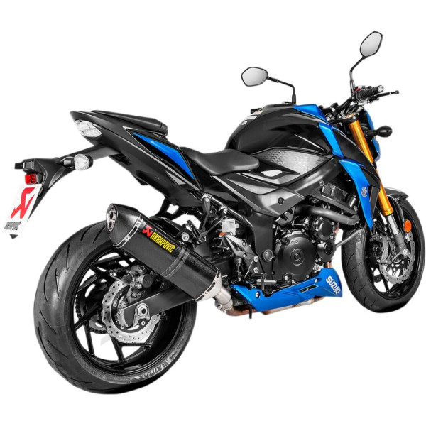 AKRAPOVIC Slip-On Line Muffler Carbon Fiber Suzuki GSX-S 750 17-23