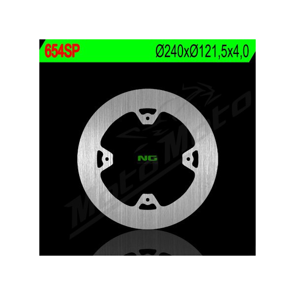 NG Galinis fiksuotas stabdžių diskas 240x121.5x4mm Honda CR / CRF 125-450cc 02-17