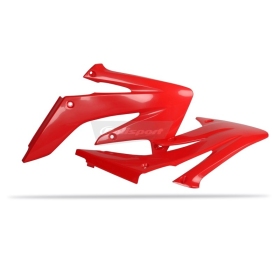 POLISPORT radiatoriaus dangteliai Raudona Honda CRF250R 04-09