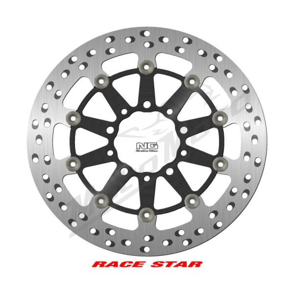 NG Priekinis plaukiojantis stabdžių diskas 310X80X5mm Kawasaki GTR / Versys / Z / ZX / ZZR 800-1400cc 06-24